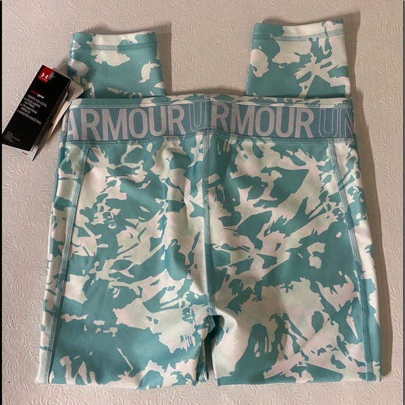 Under Armour Girls' Print Novelty Crop Leggings - Picture 5 of 6